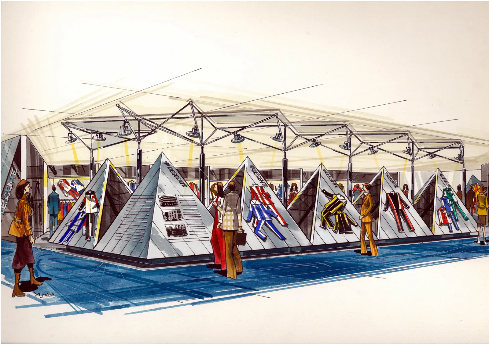 Descente Entwurf 1970er