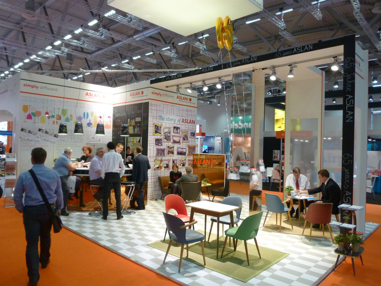 Messestand Aslan – FESPA Köln 2015
