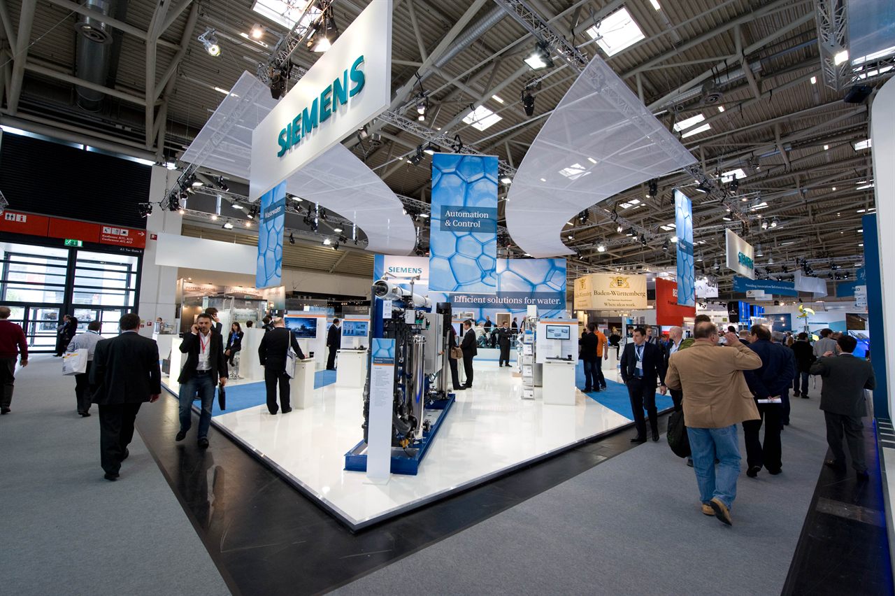 Messestand Siemens – IFAT München